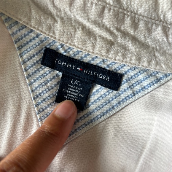 Tommy Hilfiger Light Pink Button Shirt - Picture 3 of 8